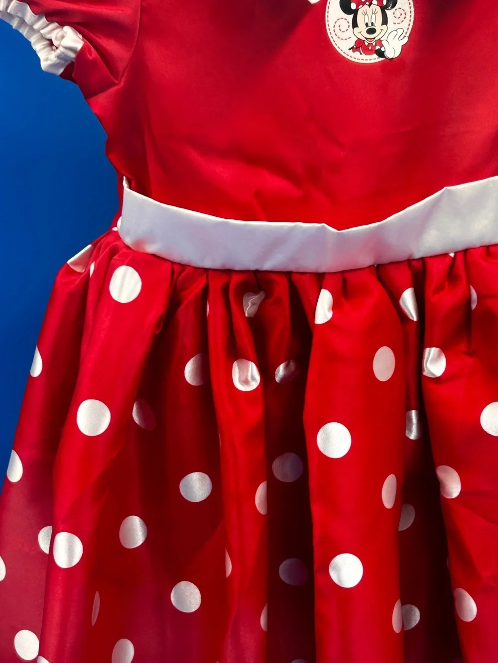 Disney Red Tag with Woven Logo
